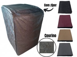 Capa para Mquina de Lavar Roupa 8k, 9k, 10k, 11k e 12 kgs - Flanelada