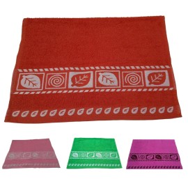 Toalha de Rosto Felpuda Jacquard 48x68 cm 100%Algodo 120 gr