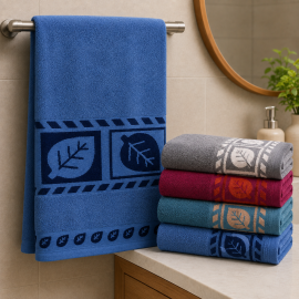 Toalha de Banho Felpuda Jacquard 100%Algod�o 390 gr