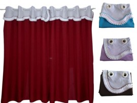 Cortina Coracol Oxford Sala/Quarto 3,00 x 1,80 