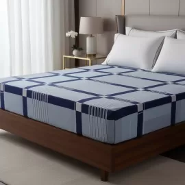 Capa Protetor para Colch�o Solteiro Box Estampada Z�per