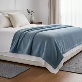 Manta Microfibra Casal Lisa 1,80 x 2,10 - Mantinha Fofa